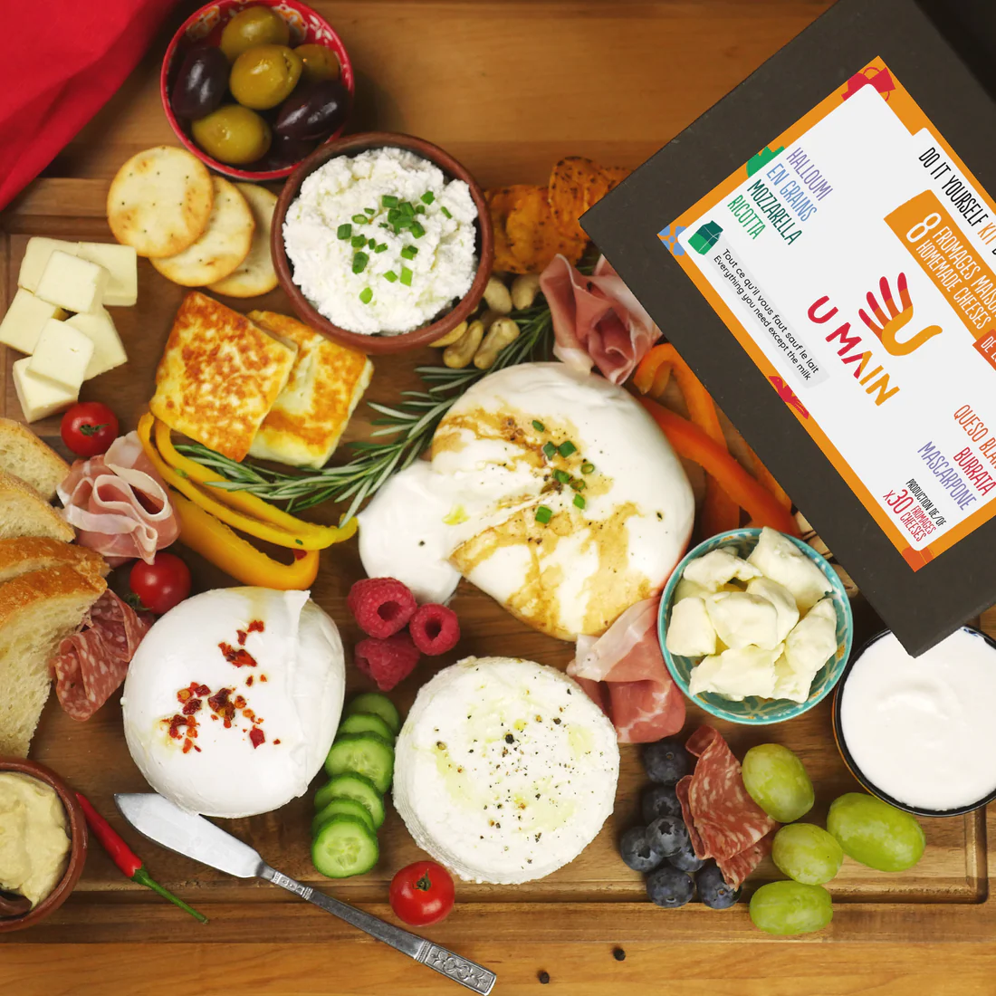 Fromage maison (Boîte deluxe pour 8 fromages)