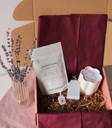 Boîte cadeau détente à la Lavande