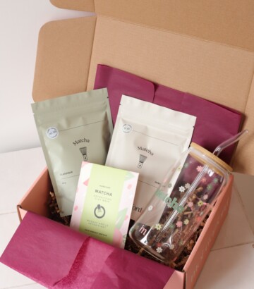 Boîte cadeau détente Matcha et Vanille
