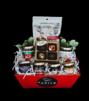 Panier-cadeau gourmand aux petits fruits