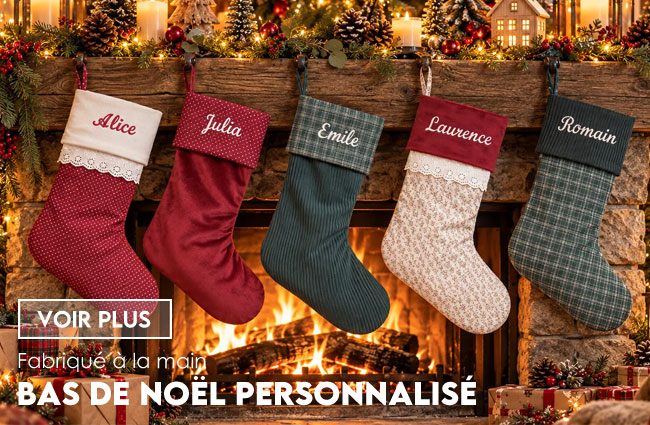 Bas de Noël personnalisé