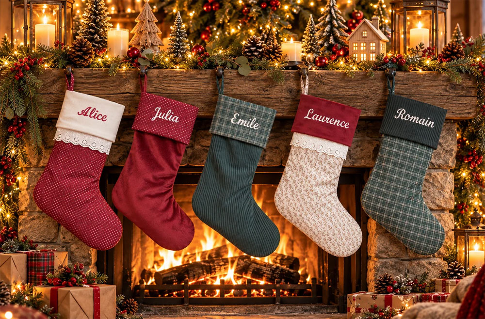 Bas de Noël personnalisé