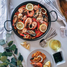 Ensemble à paella maison