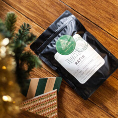 Café asiatique à offrir à Noël